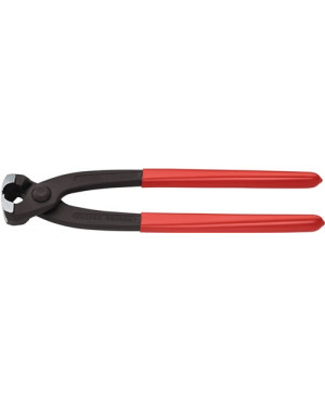 Ohrklemmenzange L.220mm Kopf schwarz atram.Ku.-Überzug seitl.Pressnase KNIPEX