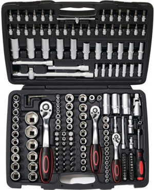 Steckschlüsselsatz 171 teilig 1/4 - 3/8 - 1/2 Zoll KU-Koffer