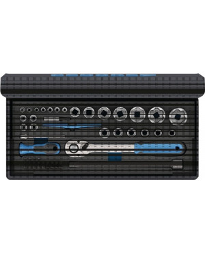 Steckschlüsselsatz 1/4 u. 1/2 Zoll 52 tlg. SW 4-32 Gedore Mobility