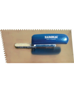 Glättekelle Clever L.280mm B.130mm H-Heft Zahn 10 x 10mm VA,rostfreiS.0,7mm