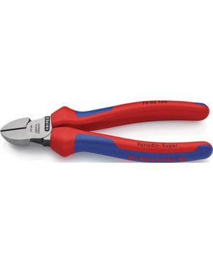 Seitenschneider L.180mm Kopf pol.2K-Hülle max.2,5mm KNIPEX