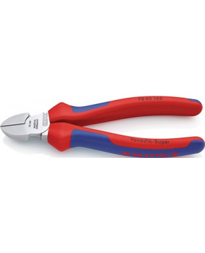 Seitenschneider L.160mm Kopf verchr.2K-Hülle KNIPEX