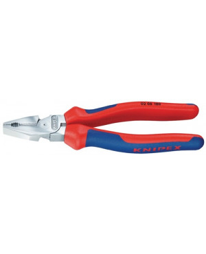Kraftkombizange L.180mm verchr.Mehrkomp.-Hülle KNIPEX