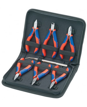Elektronikzangensatz 7-tlg.6 Zangen,1 Präzisionspinzette KNIPEX