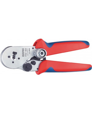 Vierdornpresszange L.180m Arbeitsbereich 0,08-2,5mm Kopf vernickelt KNIPEX