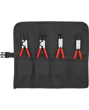 Sicherungsringzangensatz 4-tlg.in Rolltasche 19-60mm KNIPEX