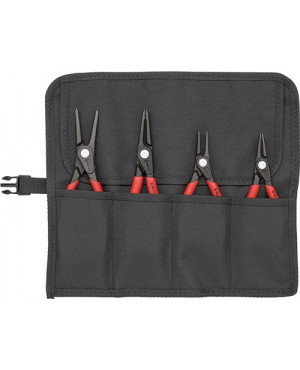 Präzisionssicherungsringzangensatz 4-tlg.in Rolltasche 12-60mm KNIPEX