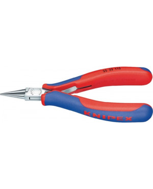 Elektronikgreifzange L.115mm pol. rd./spitz KNIPEX Mehrkomp.-Hüllen