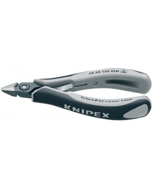 Elektronikgreifzange L.125mm m.Klemme KNIPEX m.2Komp.-Hüllen,sehr kl.Facette