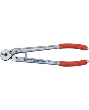 Drahtseil-/Kabelschere L.445mm pol. Drahtseil-D.10mm KNIPEX Kupfer-/Alu-