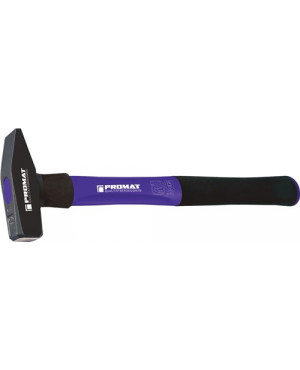 Schlosserhammer 1500g Stiel-L.380mm 3-Komp.m.Stahlschutzhülse PROMAT