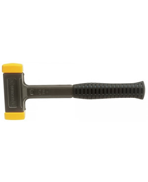 Schonhammer Secural Kopf-D.30x40mm Hickory rückschlagf.mittelh. PUR gelb HALDER