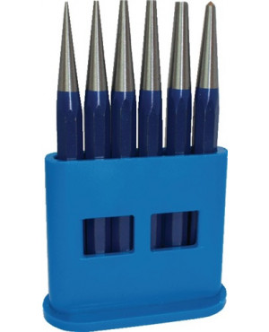 Durchtreibersatz 6tlg.1-2-3-4-5+Körner-D.4mm Ku.-Halter PROMAT