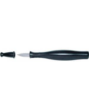 Feinschaber PROFILIT Klingen-L.25mm Dreizack 8mm m.Holzgriff Rennsteig