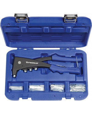 Blindnietsortiment 61tlg.4000813025 u.Blindniete Alu/Stahl i.Ku.-Koffer PROMAT