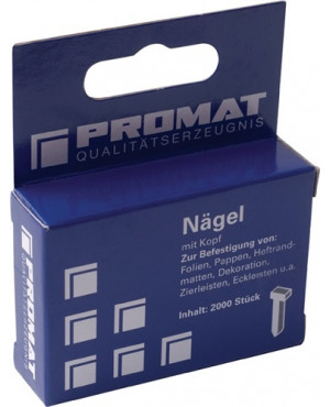 Nägel L.16mm Draht-B.1,00mm m.Kopf PROMAT