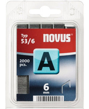 Feindrahtklammer 53 Klammer-B.11,3mm 6mm 0,75mm - 2000 St.NOVUS
