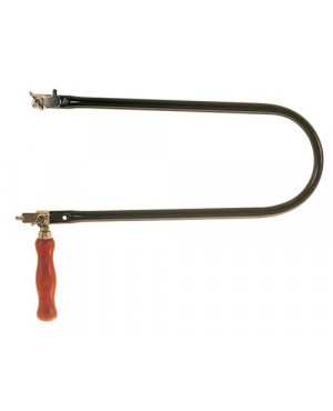 Laubsägebogen Stahlrohr-D.13mm A.320mm m.H-Heft