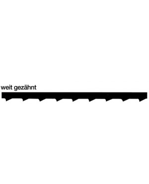 Laubsägeblatt Blitz L.13cm Nr.7 (GROB) weitgezahnt f.HO u.Ku.
