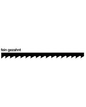 Laubsägeblatt Finis L.13cm Nr.3 (MITTEL) f.MET
