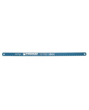 Sägeblatt HSS-Bi L.300mm Q.12,5x0,63mm einfache Zahnung PROMAT 24Z./Zoll