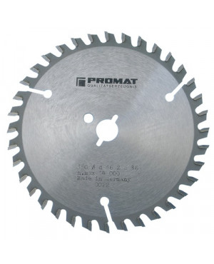 Präzisionskreissägeblatt AD 160mm Z.36 WZ Bohrung 20mm Schnitt-B.2,6mm HM PROMAT