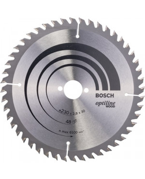 Kreissägeblatt Optiline Wood AD230mm Z.48 WZ Bohr.30mm Schnitt-B.2,8mm HM BOSCH
