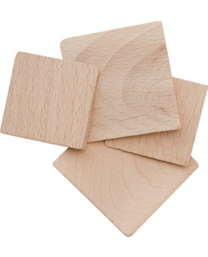 Holzkeil rohe Buche je 2 St.50x54x10mm u.40x43x8,5mm SB-Beutel