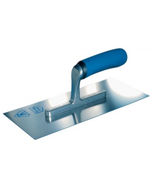 Glättekelle L.280mm B.130mm Softgriff VA,rostfreiS.0,7mm HENKELMANN