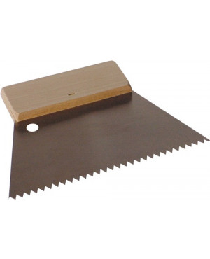 Kleberspachtel B.180mm Zahn fein B2 Holzgriff