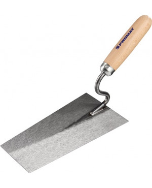 Maurerkelle L.200mm B.140mm m.Buchenholzheft,S-Hals STA PROMAT