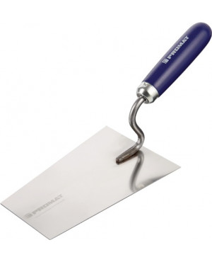 Maurerkelle L.180mm B.125mm m.Buchenholzheft,S-Hals VA PROMAT