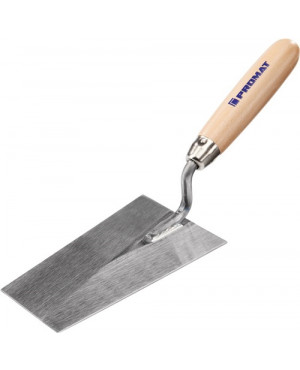 Berner Putzkelle L.140mm B.85mm gehärtet,m.Buchenholzheft STA PROMAT