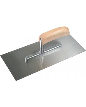 Glättekelle L.280mm B.130mm H-Heft Stahl,gehärtetS.0,7mm