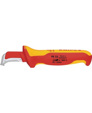 Abmantelungsmesser L.180mm Klingen-L.38mm VDE 2K-Hülle KNIPEX