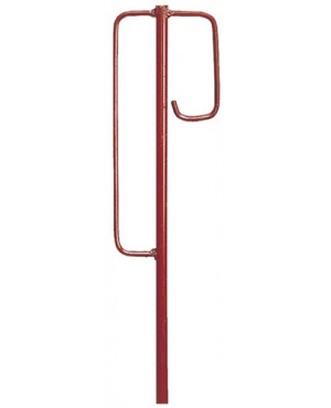 Laterneneisen Berliner Modell 1250x12mm Berliner Modell rot