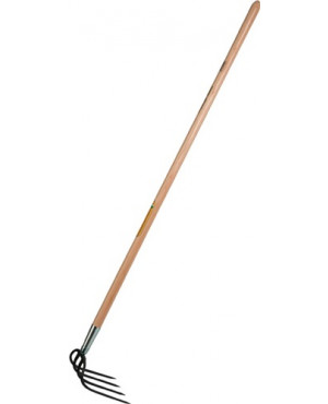 Kartoffelhacke Zinken-L. 190mm,4 Zinken geschmiedet,m. Stiel G. 1200 g