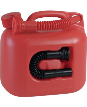 Reservekraftstoffkanister Inh.5l L265xB147xH247mm rot 2 Auslaufrohre