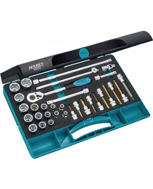 Steckschlüsselsatz CV. 32tlg. 3/8Zoll f.4KT-Antrieb HAZET i.Ku.-Kassette