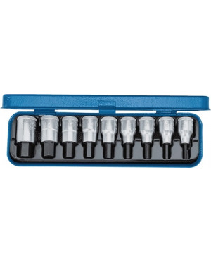 Schraubendrehersatz IN 19 PM 1/2Zoll 9tlg. 5-17mm f.Innen-6KT GEDORE