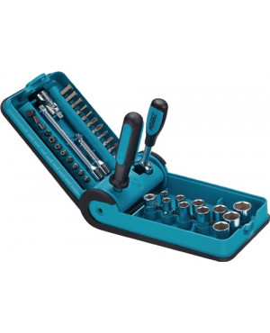 Steckschlüsselsatz 38 tlg. 1/4 Zoll in Ku. Klappbox Hazet Smart Case