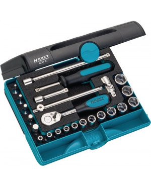 Steckschlüsselsatz VA 24tlg. 4-14mm 1/4Zoll 4KT HAZET f.4KT-Antrieb