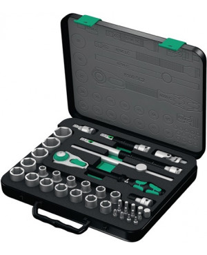 Steckschlüsselsatz CV. 37tlg. 10-32mm 1/2Zoll WERA 6KT/PH/PZD