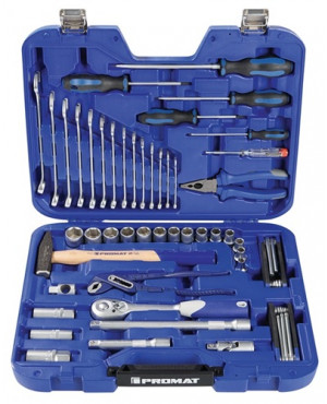Werkzeugkoffer 8-24 mm 47 teilig im Kunststoffkoffer PROMAT