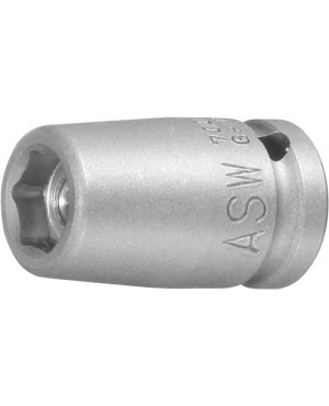 Kraftschraubereinsatz 1/4 Zoll SW 8 mm 6-KT. L. 23 mm mit Magnet ASW