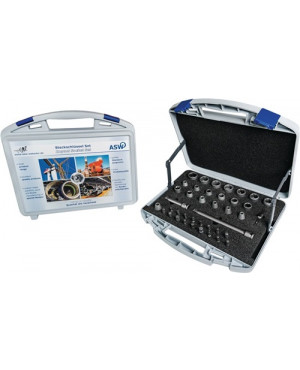Kraft-Steckschlüsselsatz 40 tlg. 3/8 Zoll 6-KT./i6-KT./T/E/PH/XZN