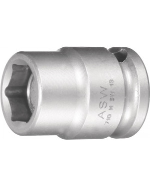 Kraftschraubereinsatz 3/8 Zoll SW 17 mm 6-KT. L. 30 mm mit Magnet ASW