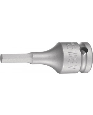 Kraftschraubereinsatz 3/8 Zoll f. in. 6-KT SW 6 mm L. 50 mm ASW