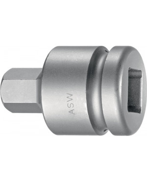 Kraftschraubereinsatz 3/4 Zoll 6 KT SW 22 mm L. 62 mm f. Innen 6 KT Schrauben