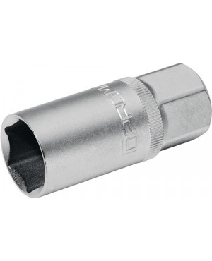 Steckschlüsseleinsatz f.Zündkerzen 1/2 Zoll SW 21mm 6KT L.65mm PROMAT